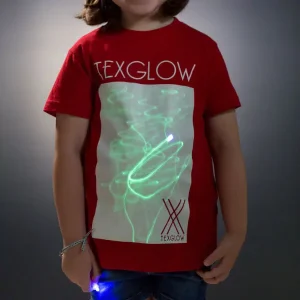 Camisetas fotoluminiscentes niño-niña