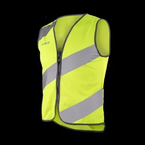 chalecos reflectantes adulto hombre mujer alta visibilidad movilidad urbana wowow roadie jacket amarillo en1150