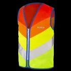 chalecos reflectantes niños niño-niña alta visibilidad movilidad urbana wowow rainbow jacket en1150